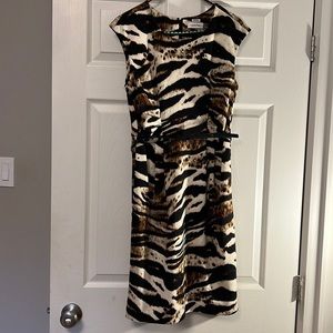 Calvin Klein size 8 dress - animal print